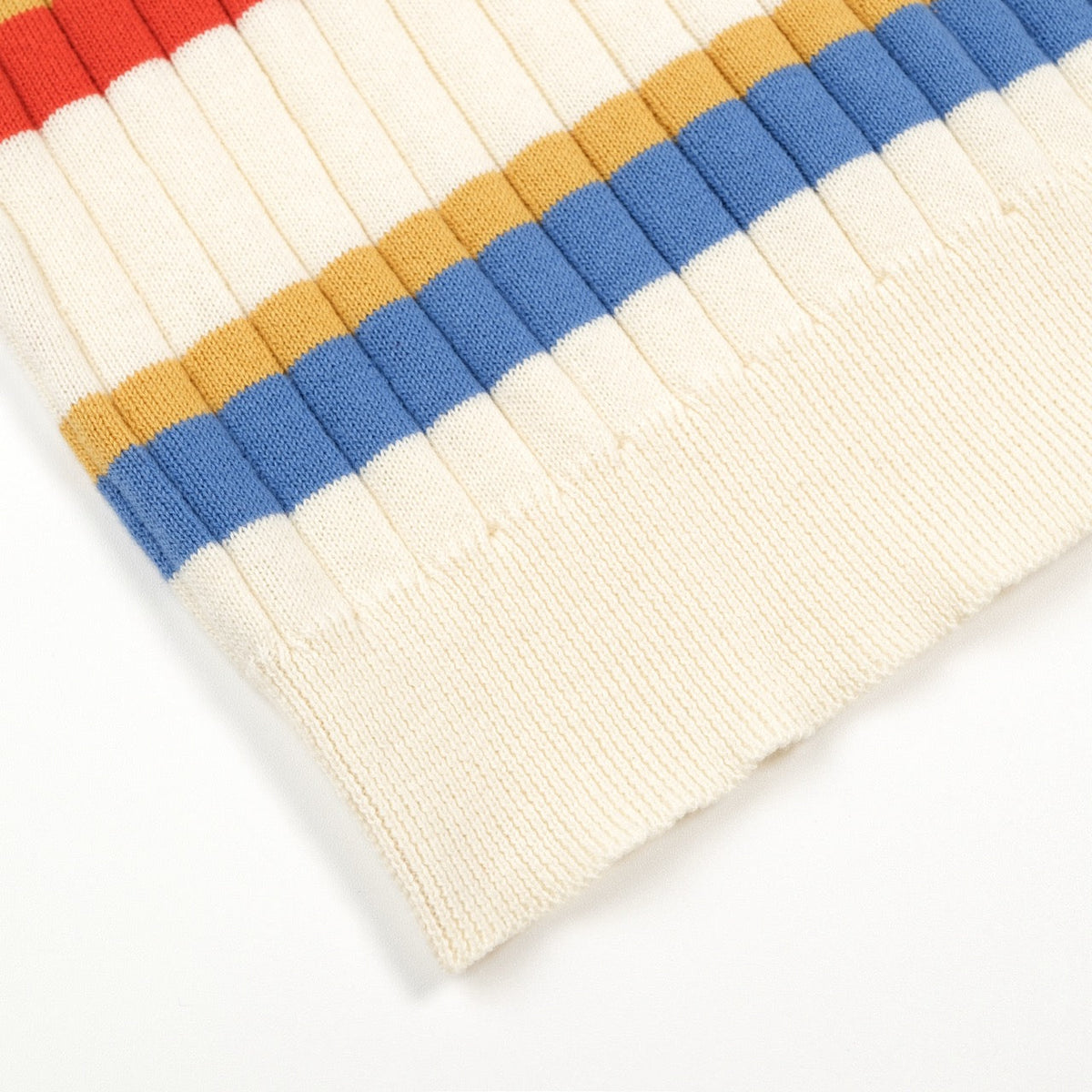 Polo rayé rétro californien des années 70 pour homme