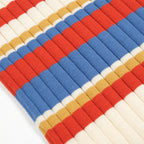 Polo rayé rétro californien des années 70 pour homme