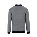 Cardigan Noir Minimaliste Années 60 pour Homme