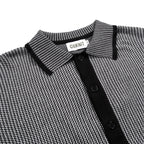 Cardigan Noir Minimaliste Années 60 pour Homme