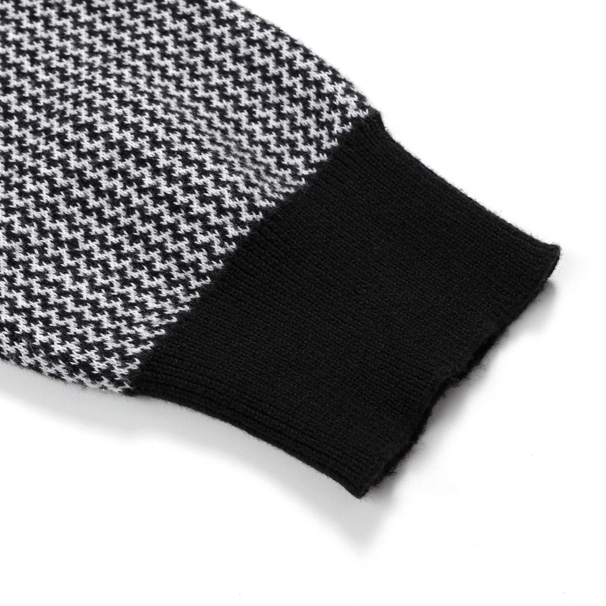 Cardigan Noir Minimaliste Années 60 pour Homme
