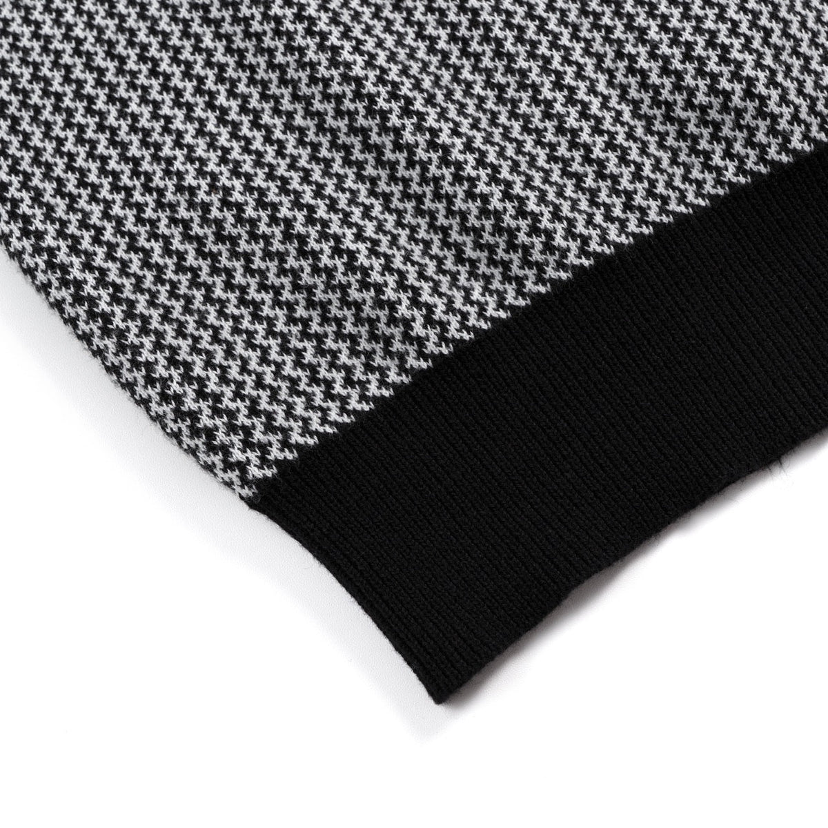 Cardigan Noir Minimaliste Années 60 pour Homme