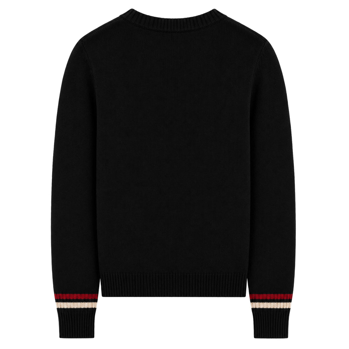 Pull en jacquard tricoté gothique noir vintage pour femmes