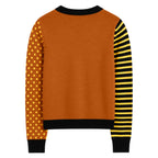 Vêtements rétro d'Halloween pour femmes en tricot jacquard