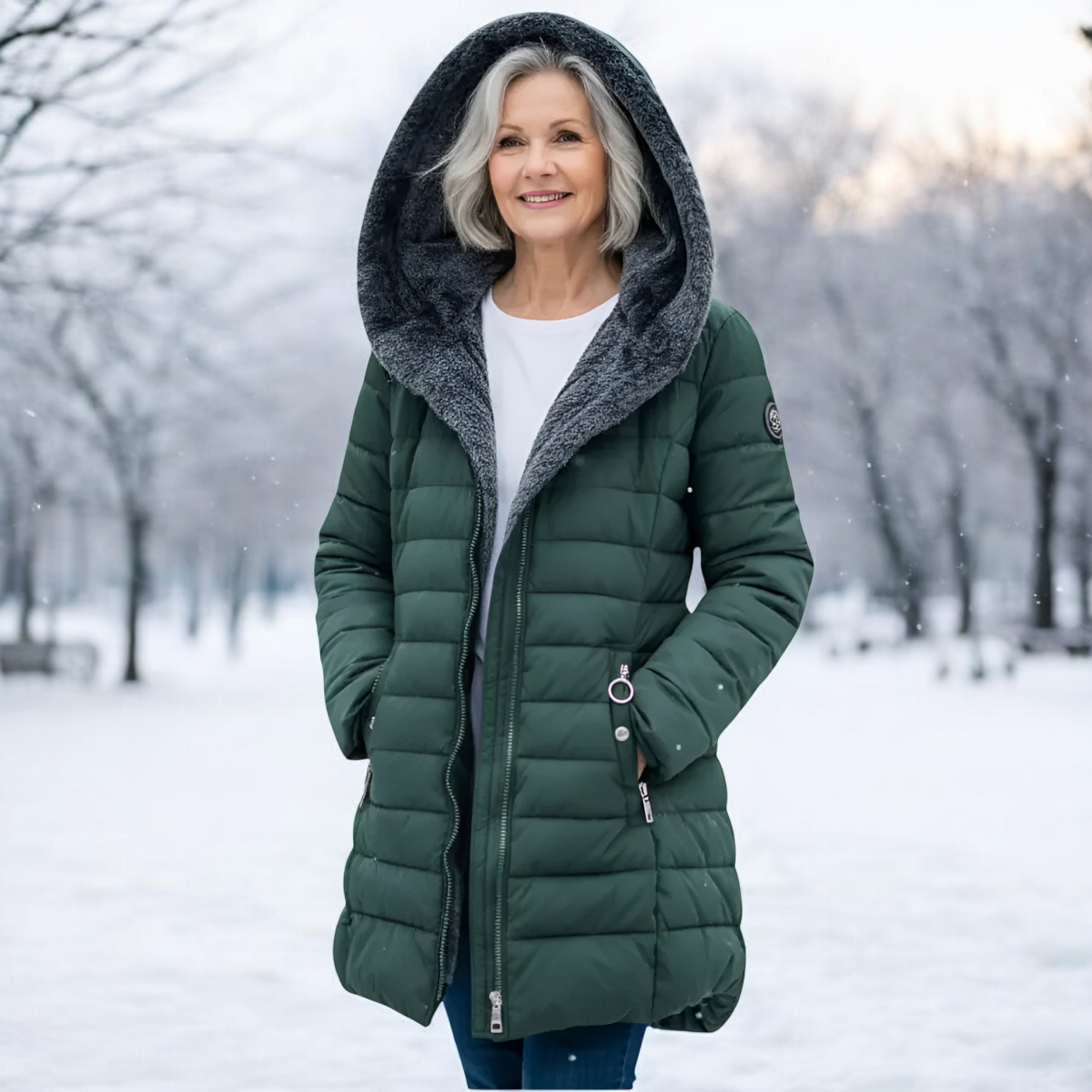 OLIVIA™ | Manteau d’Hiver Matelassé
