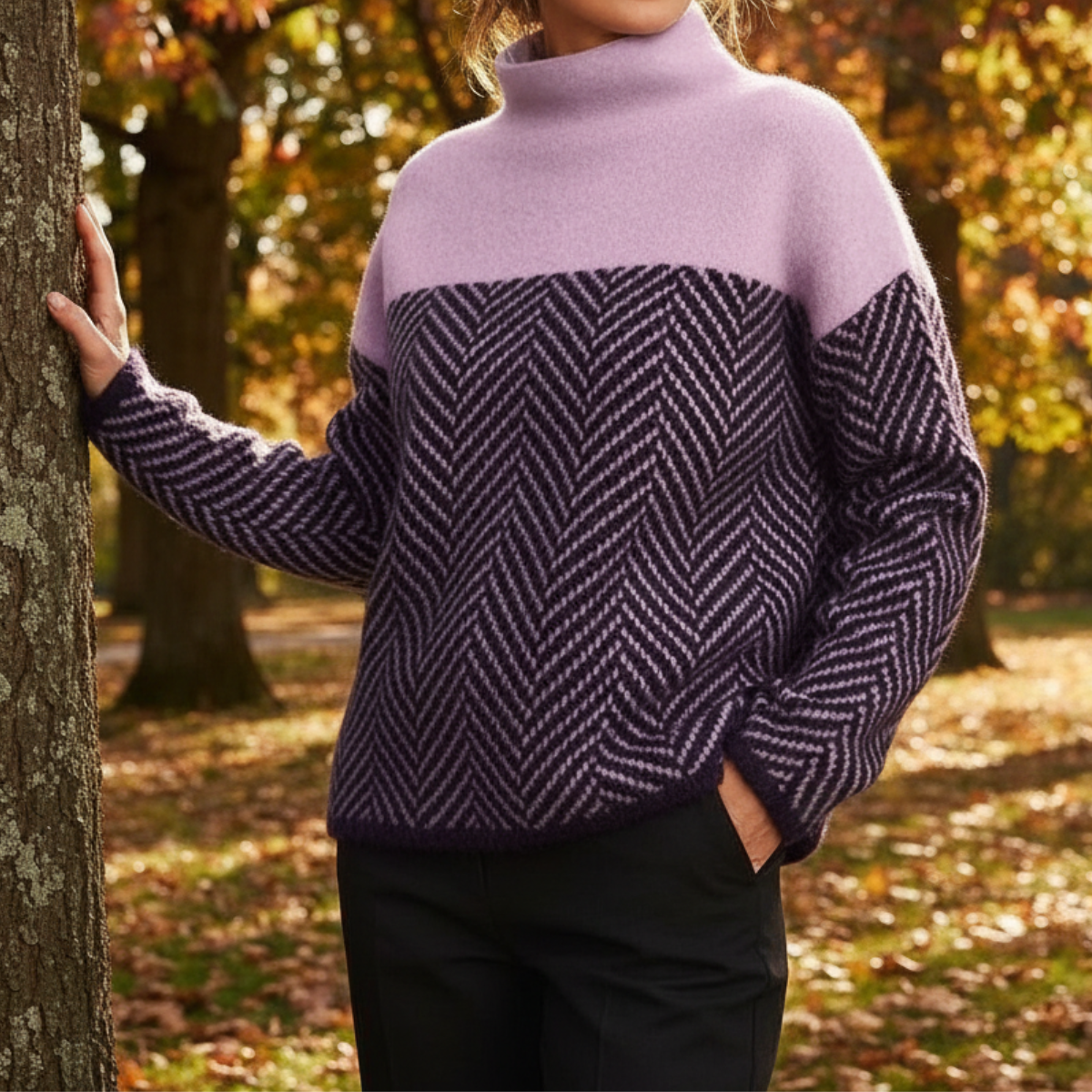 NORAH™ | Pull Col Roulé Élégant