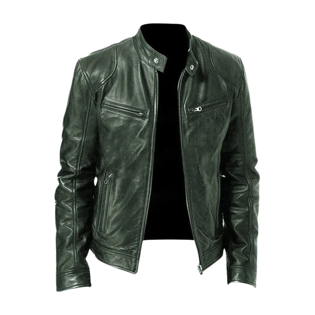 VENLORA MODE | Veste en cuir décontractée