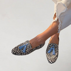 Maristella | Mocassins à Pois avec Frange