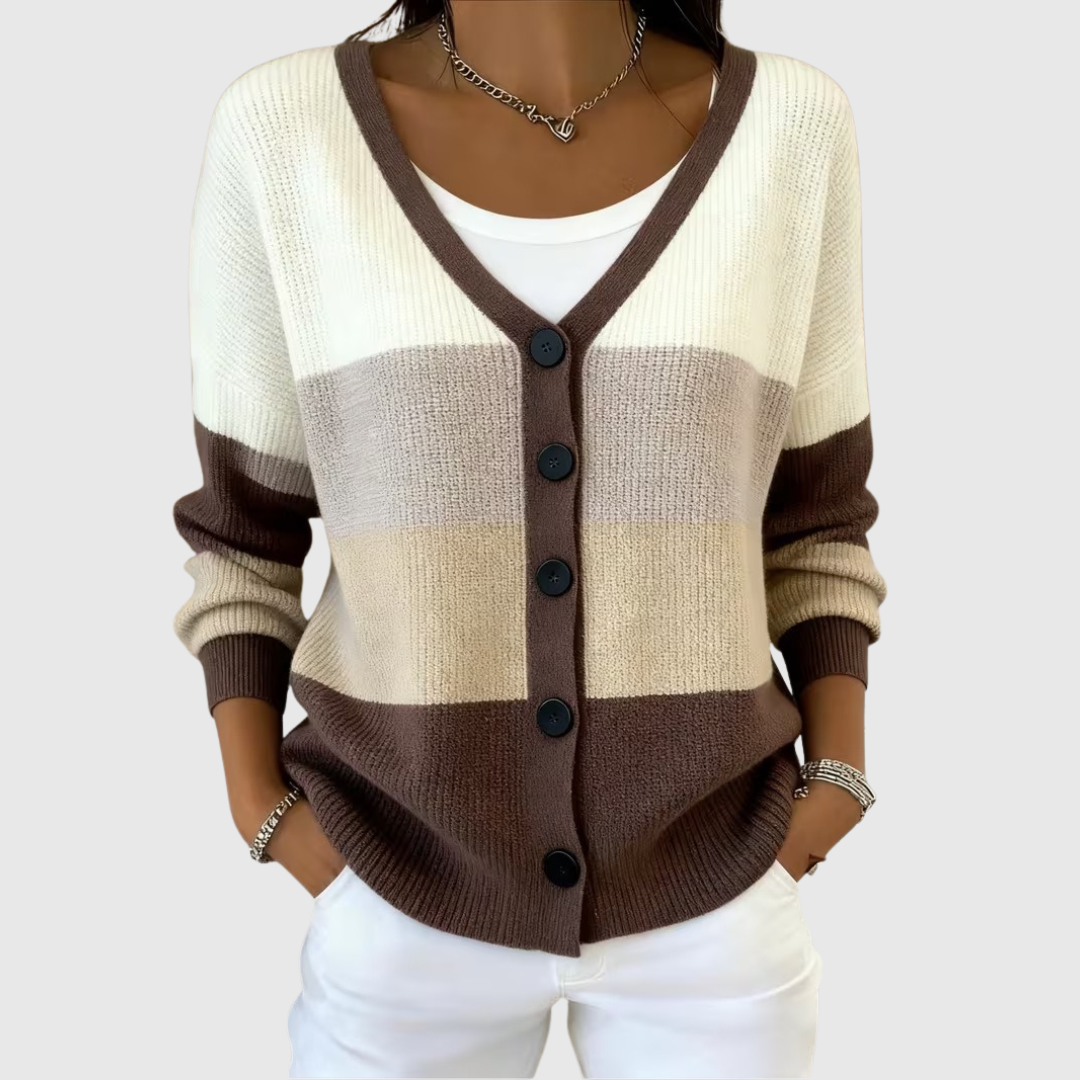 Felicia | Gilet en Maille à Boutons