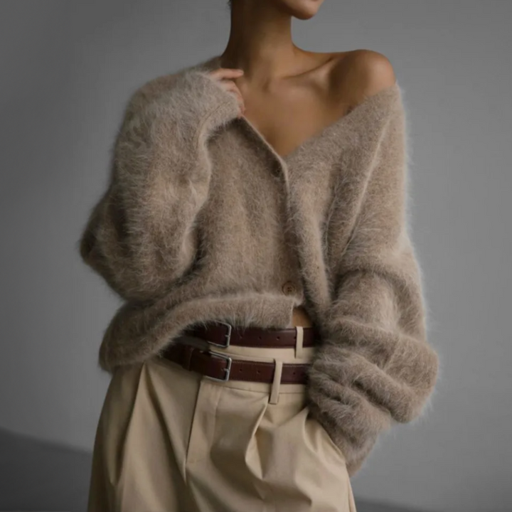 Pascale | Cardigan à col en V pour femme | Moderne
