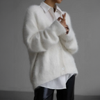 Pascale | Cardigan à col en V pour femme | Moderne