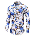 Enrique | Chemise Florale de Luxe pour Hommes au Design Romantique