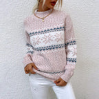 Venlora Mode  | Pull Col Montant Flocons Margot