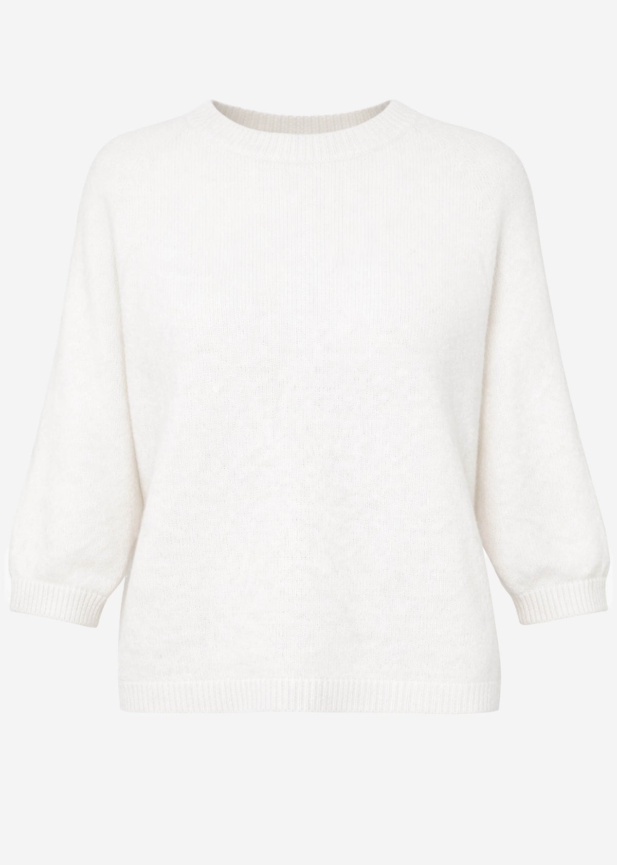 Pull en tricot - blanc cassé