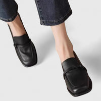 Tiziana | Mocassin Rétro à Pointe Carrée