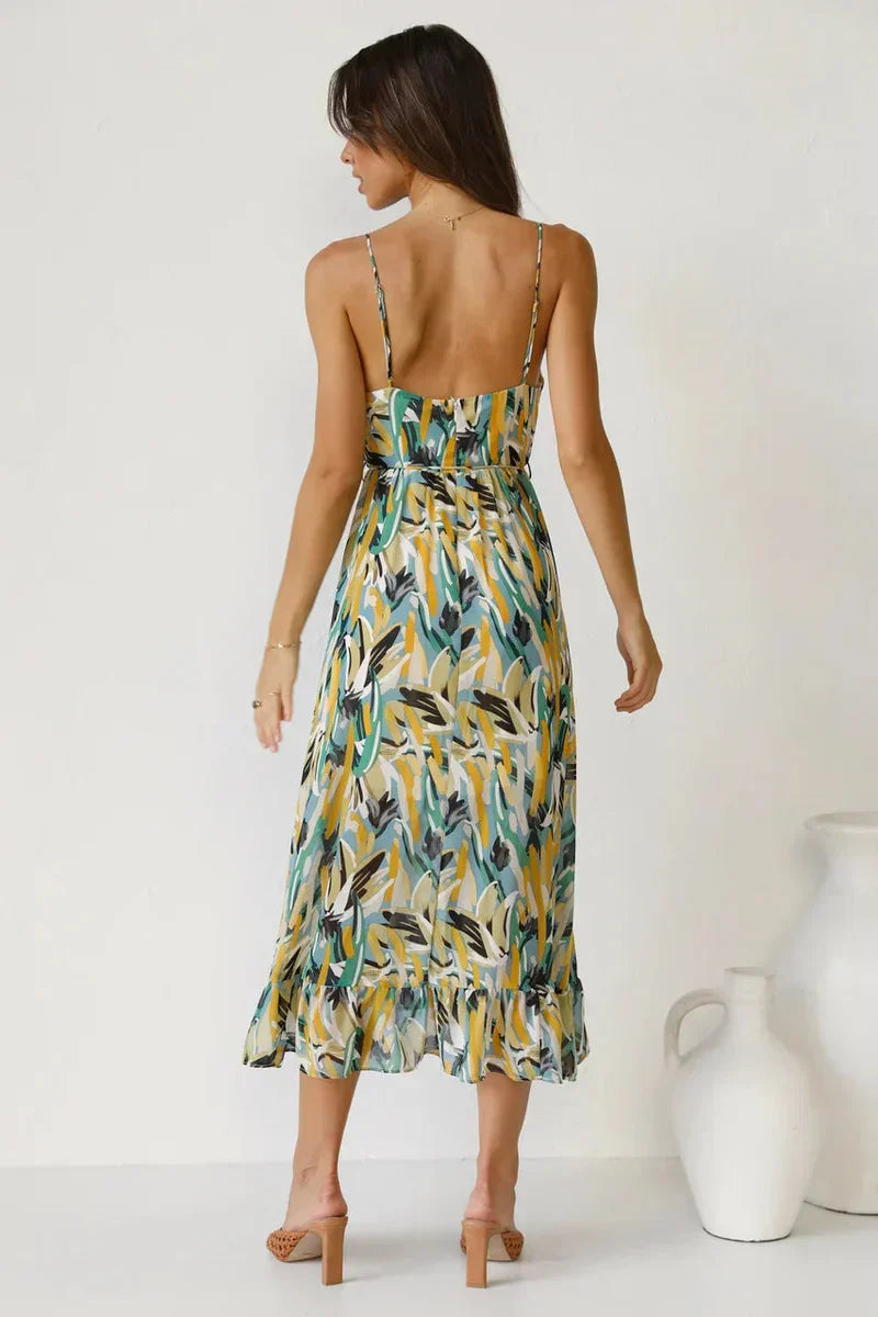 Gabriella | Robe d'été imprimée alliant confort et style estival