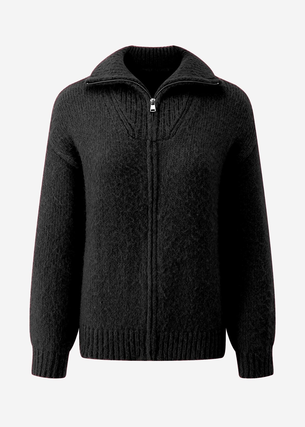 Cardigan zippé - noir