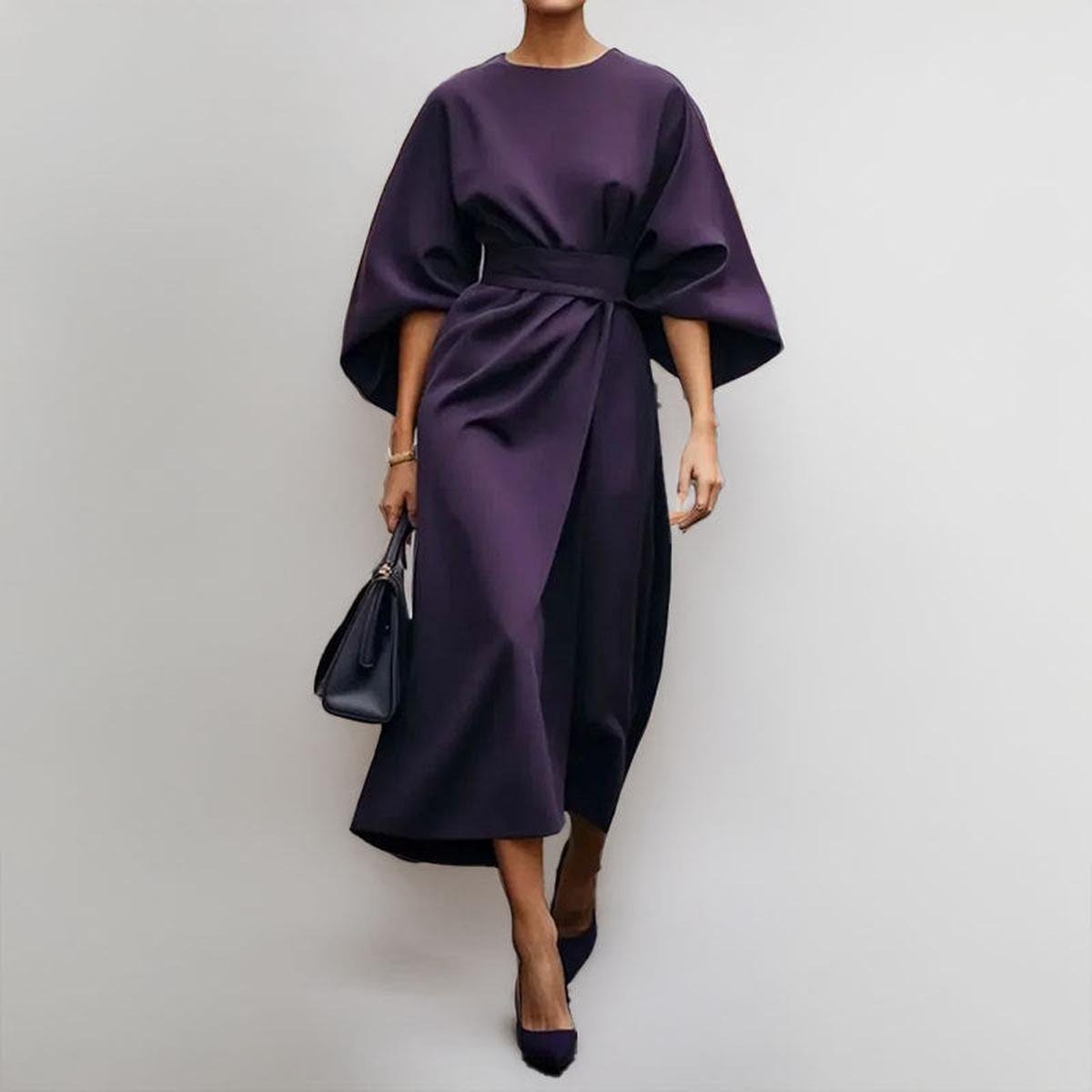 Venlora Mode | Robe longue à manches kimono