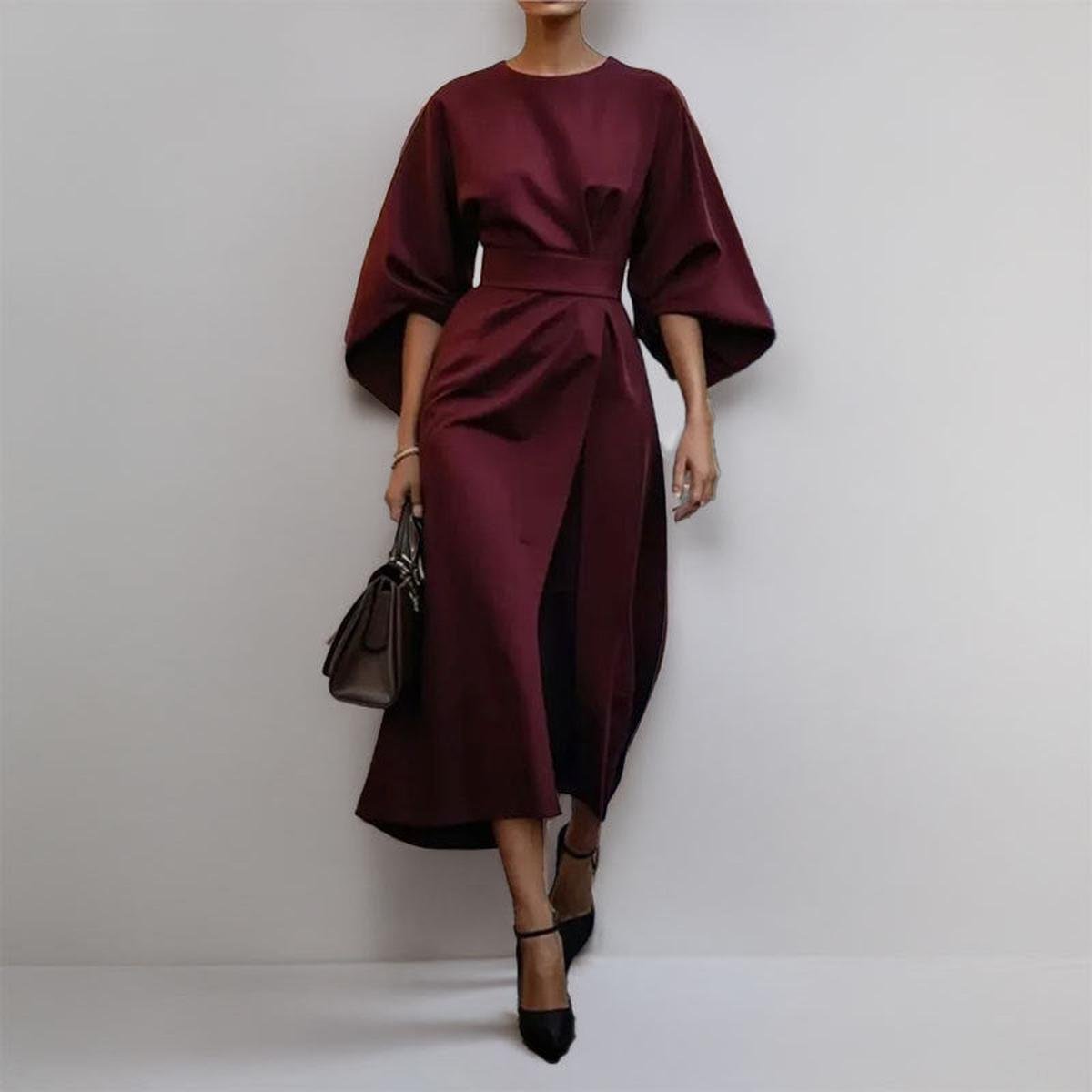 Venlora Mode | Robe longue à manches kimono