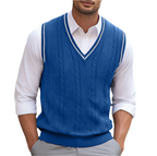 Kyson | Pull sans manches à col en V pour hommes