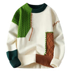Guadalupe | Pull élégant à pièces patchwork pour le printemps pour homme