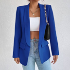 Femmes Manches Longues Ouvert Devant Blazer | Elégant