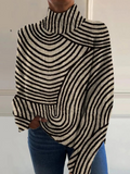 Mélodie | Pull à Col Roulé en Ligne-Art