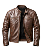 Guido | Veste en Cuir Rétro