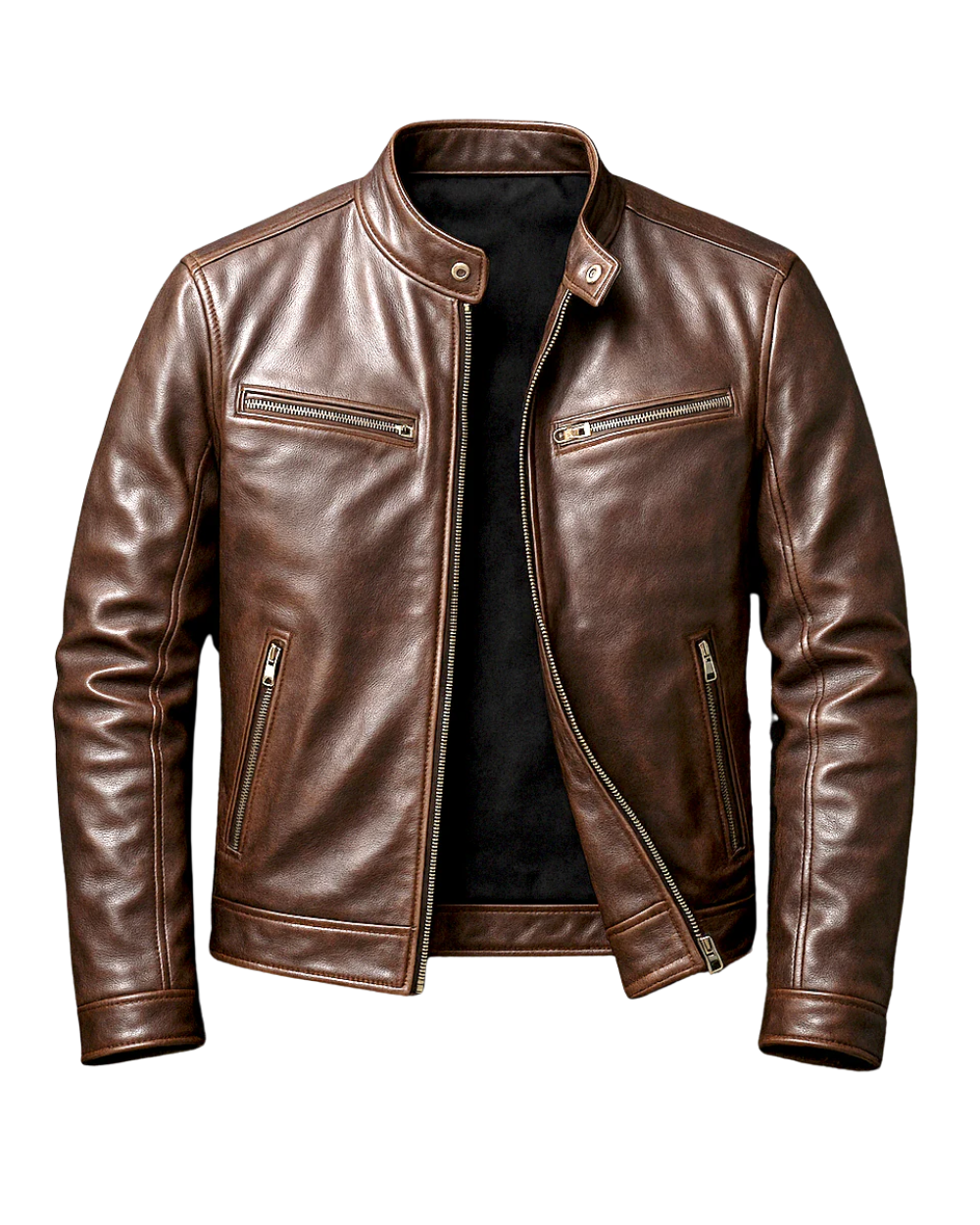 Guido | Veste en Cuir Rétro