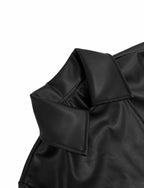 Chic Manteau d'Automne en Cuir