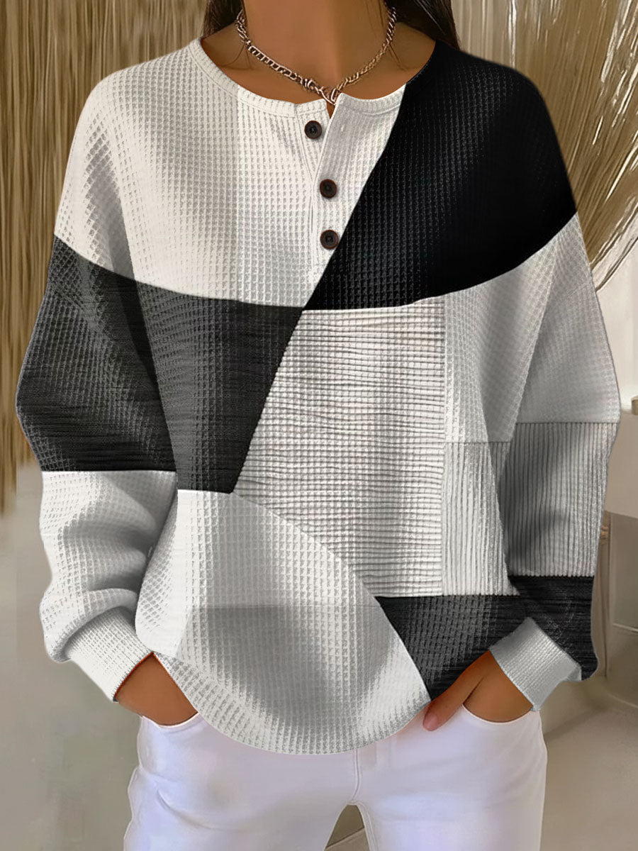 Bridgette | Bicolor Textured Sweater