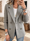 Élise™ — Gilet Blazer Élégant en Maille