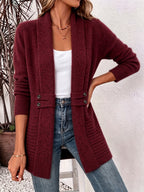 Juliette™ | Cardigan Élégant pour Femmes - Devant Ouvert & Taille Cintrée