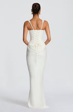Éléonore | Robe Maxi Col Carré