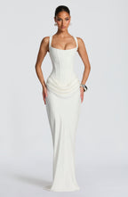 Éléonore | Robe Maxi Col Carré