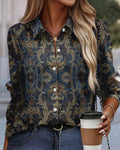 Dora - Blouse d'automne pour femme - Stylée & confortable dans des couleurs chaudes