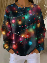Elin | Pull à motif lumineux de Noël