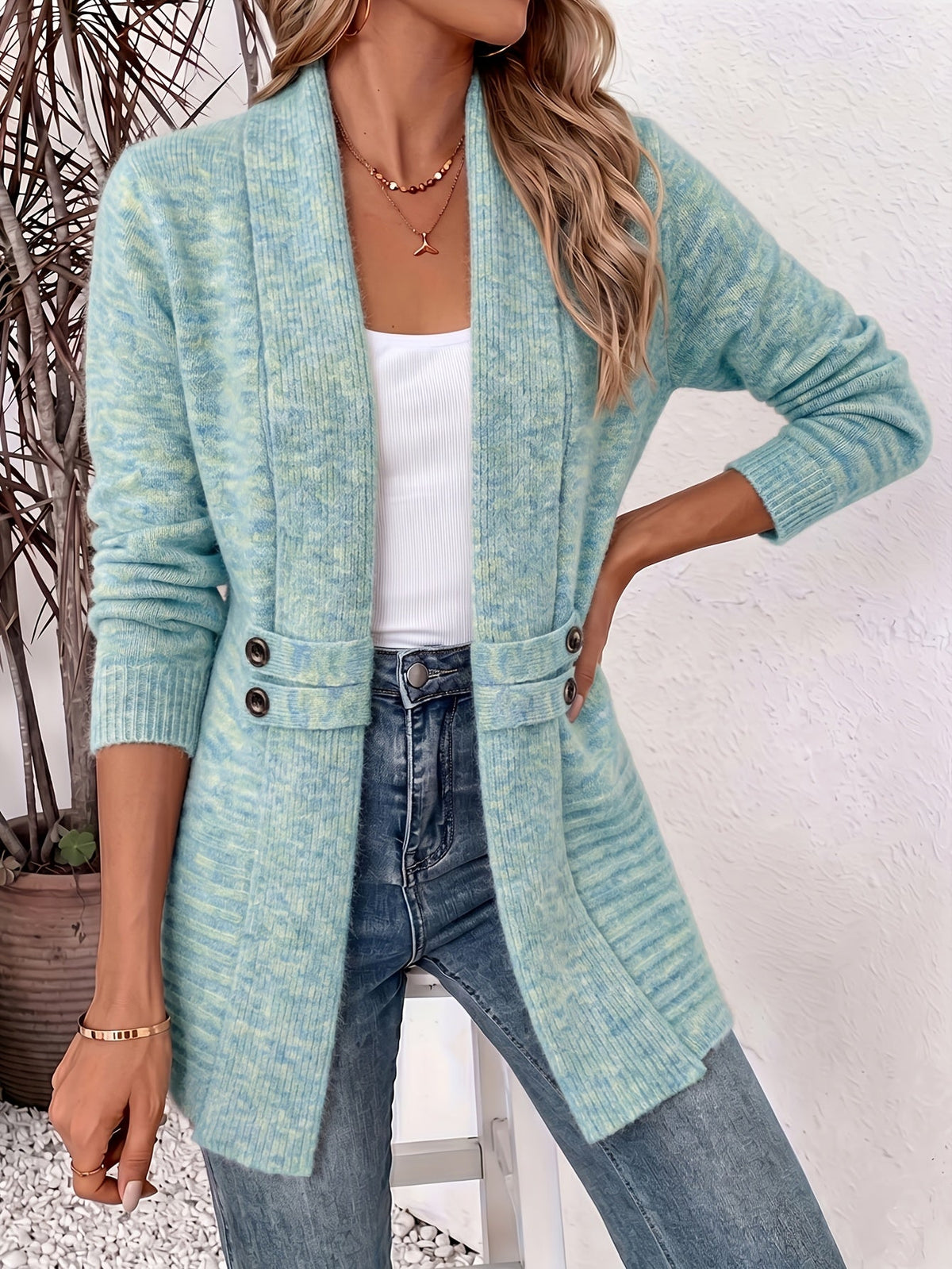 Juliette™ | Cardigan Élégant pour Femmes - Devant Ouvert & Taille Cintrée