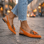 Elena | Sandales avec des lanières et des franges