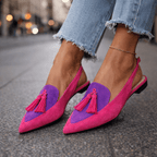 Elena | Sandales avec des lanières et des franges