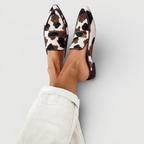 Maria | Mocassins confortables avec imprimé vache