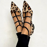 Franca | Chaussures à talons avec bandeau léopard