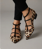 Franca | Chaussures à talons avec bandeau léopard