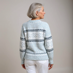 Venlora Mode  | Pull Col Montant Flocons Margot