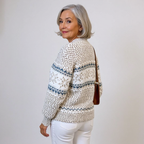 Venlora Mode  | Pull Col Montant Flocons Margot