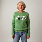 Venlora Mode  | Pull Maille Motif Moutons Mathilde