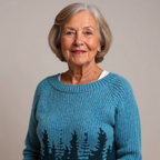 Venlora Mode  | Pull Maille Motif Forêt Brigitte