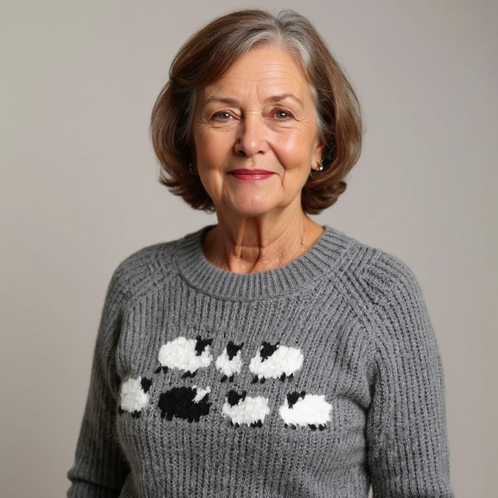 Venlora Mode  | Pull Maille Petits Moutons Lucie