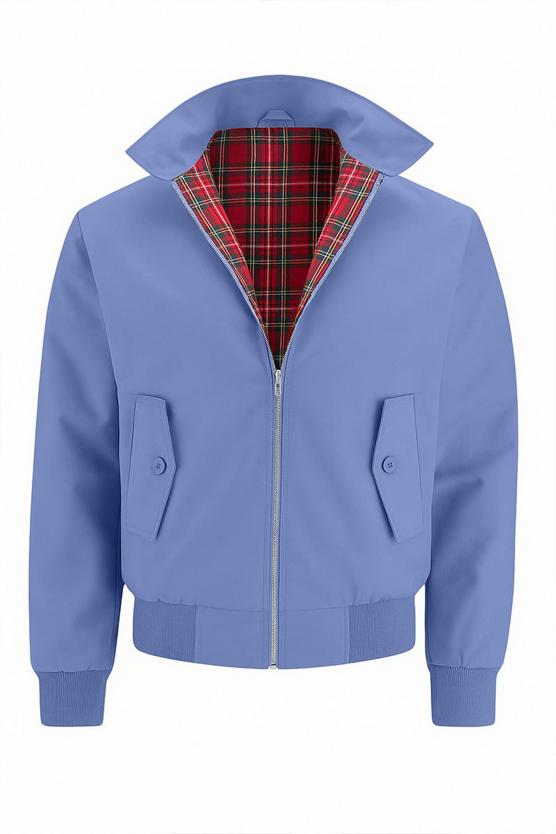 Harryson | Veste Harrington à Doublure Tartan