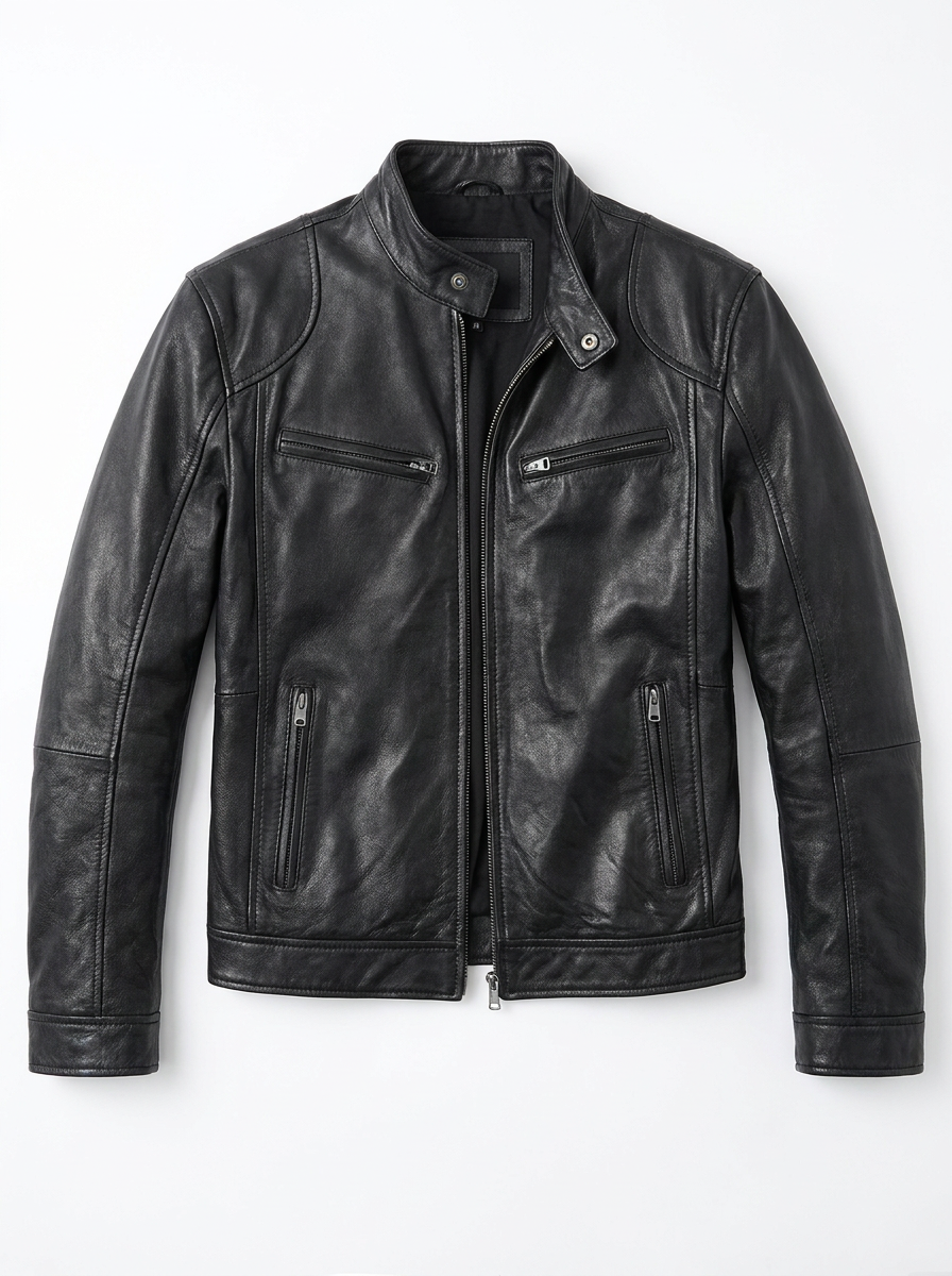 VENLORA MODE | Veste en cuir décontractée